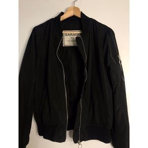 Garage Black Bomber Jacket